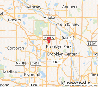 Map of 55311, Minnesota