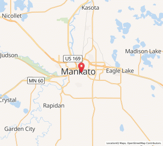 Map of 56001, Minnesota