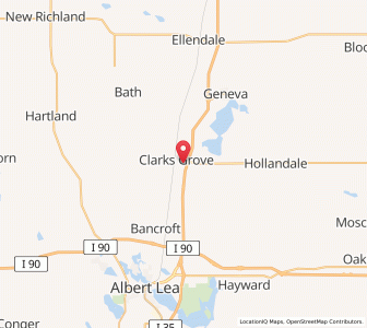 Map of 56016, Minnesota