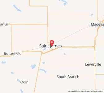 Map of 56081, Minnesota