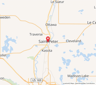 Map of 56082, Minnesota