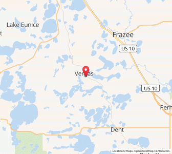 Map of 56587, Minnesota