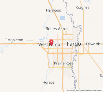 Map of 58078, North Dakota