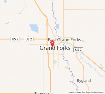 Map of 58201, North Dakota