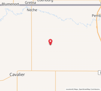 Map of 58216, North Dakota