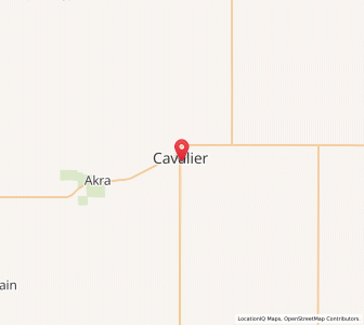 Map of 58220, North Dakota