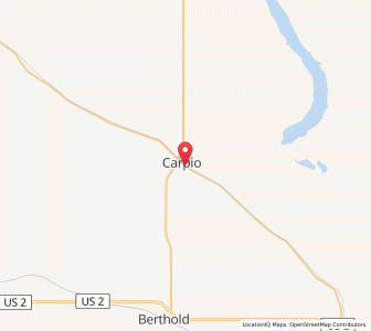 Map of 58725, North Dakota