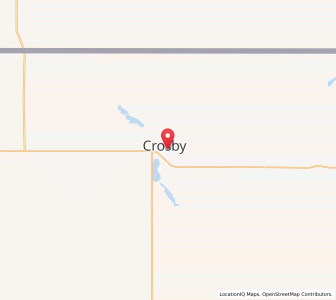 Map of 58730, North Dakota