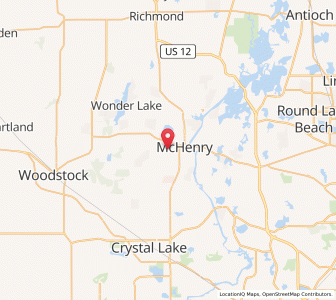 Map of 60051, Illinois