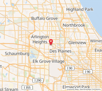 Map of 60056, Illinois