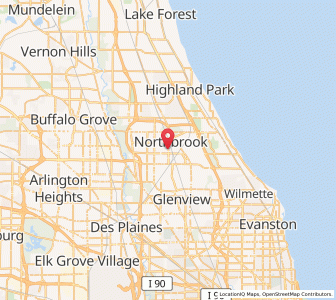 Map of 60062, Illinois