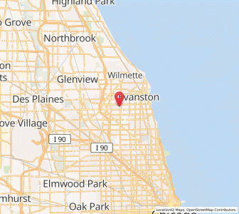 Map of 60076, Illinois