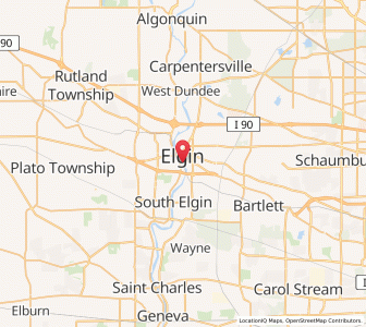 Map of 60120, Illinois