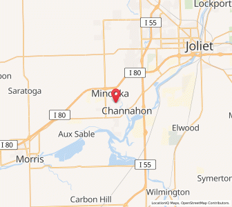 Map of 60447, Illinois