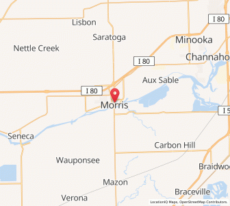 Map of 60450, Illinois