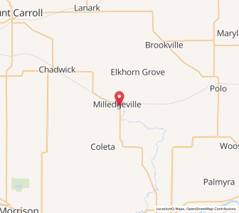 Map of 61051, Illinois