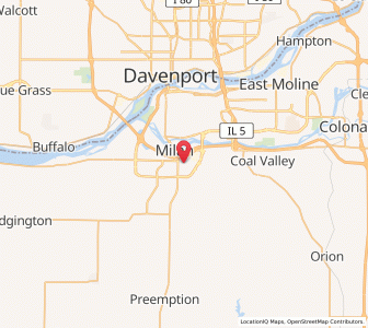 Map of 61264, Illinois