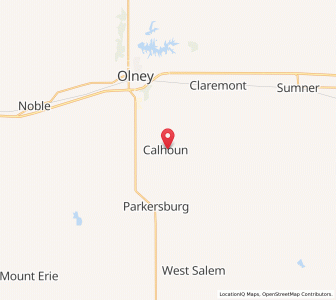 Map of 62419, Illinois