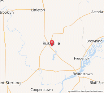 Map of 62681, Illinois