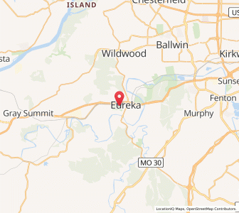 Map of 63025, Missouri