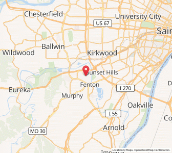 Map of 63026, Missouri