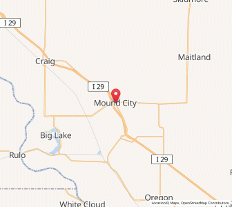 Map of 64470, Missouri