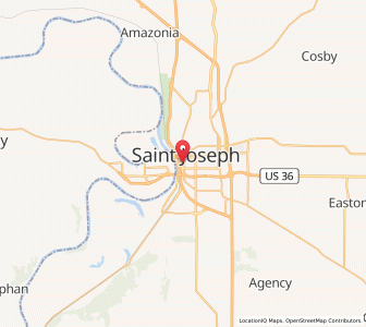 Map of 64505, Missouri