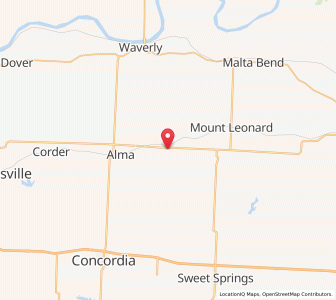 Map of 65321, Missouri
