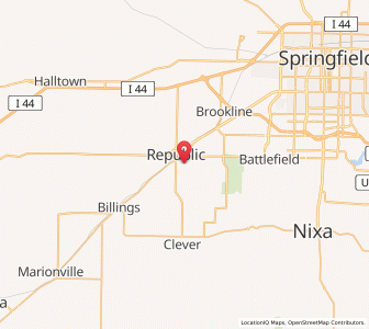 Map of 65738, Missouri