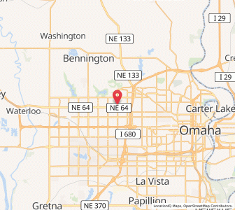Map of 68164, Nebraska