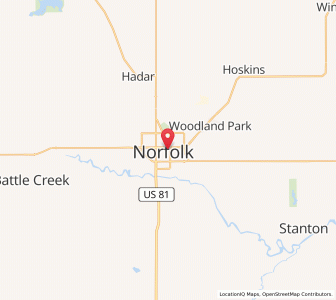Map of 68701, Nebraska