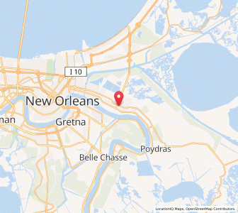 Map of 70043, Louisiana