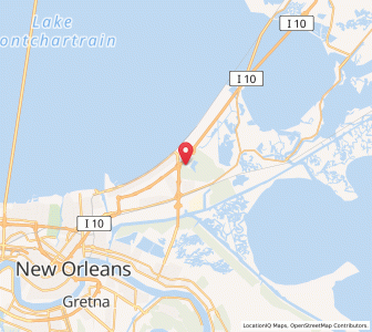 Map of 70129, Louisiana