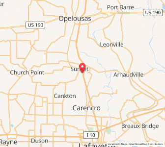 Map of 70584, Louisiana