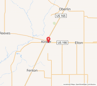 Map of 70648, Louisiana