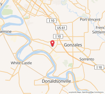 Map of 70734, Louisiana
