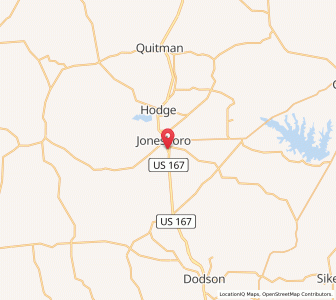 Map of 71251, Louisiana