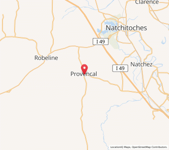 Map of 71468, Louisiana