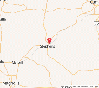 Map of 71764, Arkansas