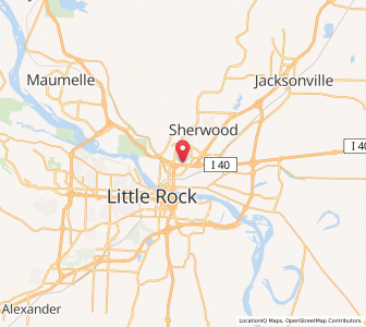 Map of 72116, Arkansas