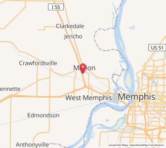 Map of 72364, Arkansas