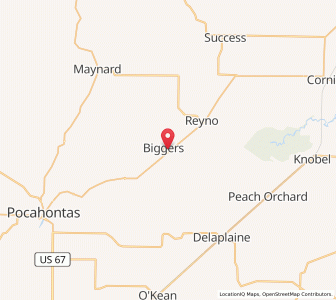 Map of 72413, Arkansas