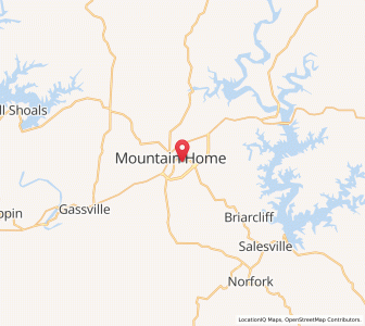 Map of 72653, Arkansas