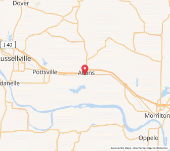 Map of 72823, Arkansas