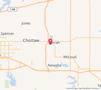 Map of 73045, Oklahoma