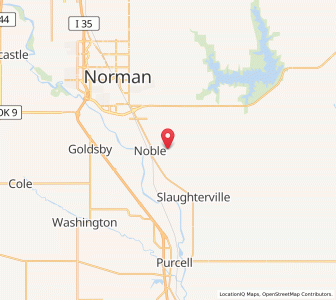 Map of 73068, Oklahoma