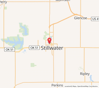 Map of 74075, Oklahoma