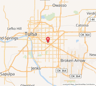 Map of 74105, Oklahoma