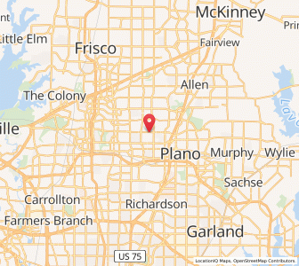 Map of 75075, Texas