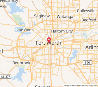 Map of 76102, Texas